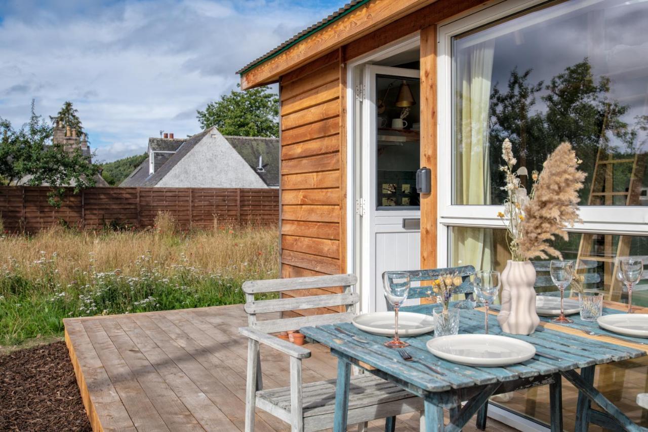 Alba - Charming Boutique Forest View Cabin With Hot Tub In Ballater Exterior foto